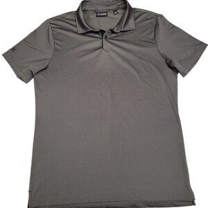 CUTS Clothing Men's Sportech Polo Size Large Grey MK10446T Wicking Golf Stretch